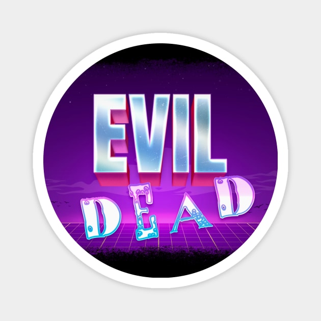 Evil Dead 1980s Style Magnet by Digital GraphX